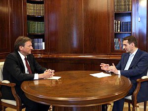 Председатель Госдумы встретился с Уполномоченным при Президенте по защите прав предпринимателей 