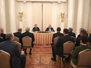 Председатель Государственной Думы Вячеслав Володин и Министр иностранных дел РФ Сергей Лавров