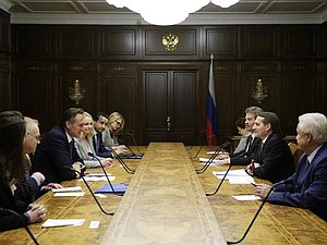 Сергей Нарышкин встретился с Председателем Парламентской Ассамблеи ОБСЕ Ранко Кривокапичем