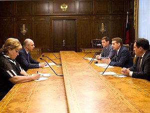 Председатель Государственной Думы Сергей Нарышкин провел встречу с Министром финансов России Антоном Силуановым