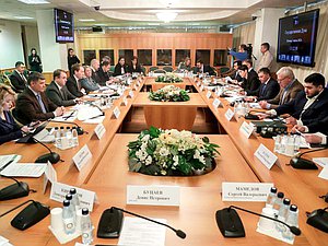 Заседание Комитета по экологии, природным ресурсам и охране окружающей среды с участием Министра природных ресурсов и экологии РФ Александра Козлова