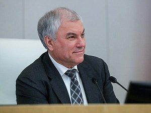 Chairman of the State Duma Vyacheslav Volodin