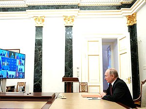 Совещание с постоянными членами Совета Безопасности. Фото: kremlin.ru