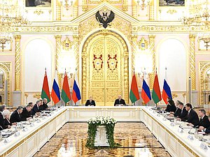 Заседание Высшего Государственного Совета Союзного государства. Фото: Kremlin.ru