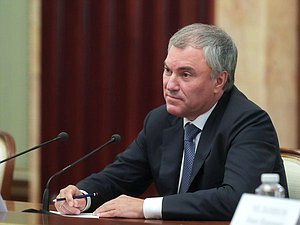 Председатель Государственной Думы Вячеслав Володин