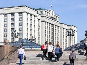Здание Государственной Думы люди