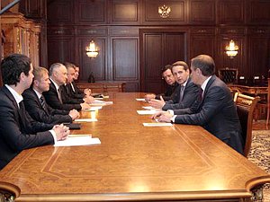 Председатель Государственной Думы С.Е. Нарышкин встретился с представителями Общероссийской общественной организации малого и среднего предпринимательства «ОПОРА России» 