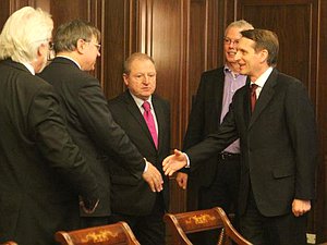 9 февраля состоялась встреча Председателя Государственной Думы Сергея Нарышкина с делегацией Парламентской ассамблеи Совета Европы