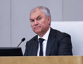 Председатель Государственной Думы Вячеслав Володин