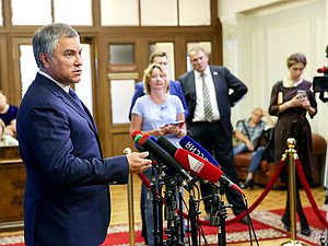 Председатель Государственной Думы Вячеслав Володин