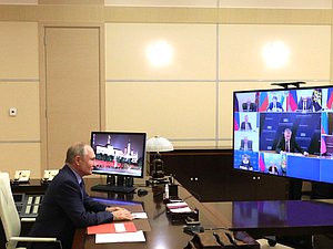Совещание с постоянными членами Совета Безопасности. Фото: kremlin.ru