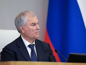 Председатель Государственной Думы Вячеслав Володин