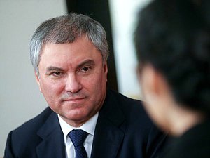 Председатель Государственной Думы Вячеслав Володин