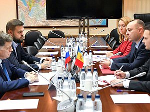 Встреча депутатской группы по связям с Парламентом Республики Молдова с вице-председателем Парламента Республики Молдова Владом Батрынчей