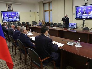 Videoconference of the State Duma Commission on the Investigation of Foreign Interference in Russia’s Internal Affairs with the CSTO PA Standing Commission on Political Affairs and International Cooperation