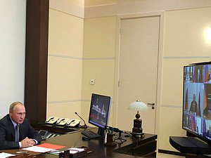 Совещание Президента РФ с постоянными членами Совета Безопасности (в режиме видеоконференции). Фото: kremlin.ru