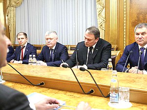 Встреча Председателя Государственной Думы Вячеслава Володина с председателем Национальной ассамблеи Исламской Республики Пакистан Сардаром Садиком. Автор фото: Анна Исакова/Фотослужба Государственной Думы