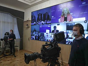 Заседание Президиума Совета законодателей Российской Федерации в формате видеоконференции