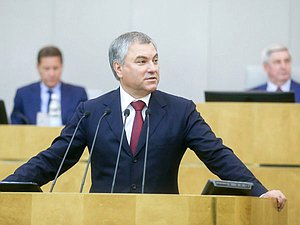 Председатель Государственной Думы Вячеслав Володин