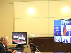 Совещание с постоянными членами Совета Безопасности. Фото: kremlin.ru