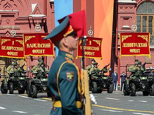 Парад в честь 73-й годовщины Победы в Великой Отечественной войне