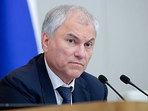 Председатель Государственной Думы Вячеслав Володин