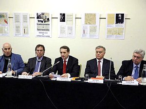 С.Нарышкин выступил на круглом столе "Первая мировая война: культура и память", который проходит в Париже в рамках мероприятий, приуроченных к 100-летию начала Первой мировой войны 1914 - 1918 гг.