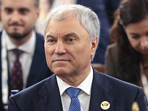 Председатель Государственной Думы Вячеслав Володин. XII Международный Парламентский форум БРИКС