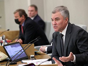 Председатель Государственной Думы Вячеслав Володин