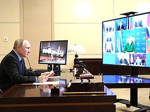 Совещание с постоянными членами Совета Безопасности. Фото: kremlin.ru