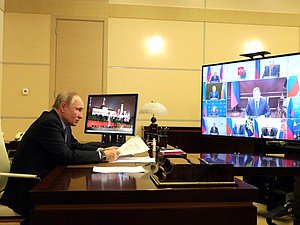 Совещание с постоянными членами Совета Безопасности. Фото: kremlin.ru
