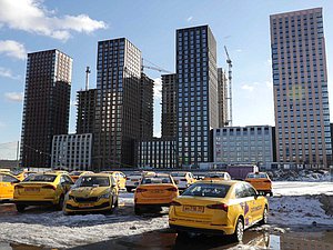 Москва новостройка жилье строительство такси