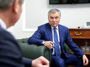 Председатель Государственной Думы Вячеслав Володин
