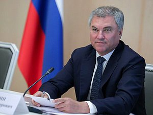 Председатель Государственной Думы Вячеслав Володин