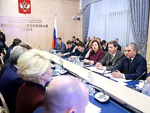 Заседание Совета по законотворчеству при Председателе Государственной Думы на тему: «Законодательное обеспечение паллиативной помощи в России»