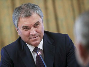 Председатель Государственной Думы Вячеслав Володин