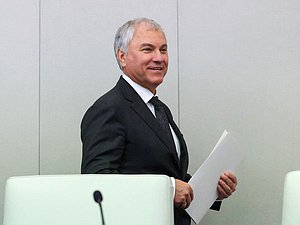 Председатель Государственной Думы Вячеслав Володин
