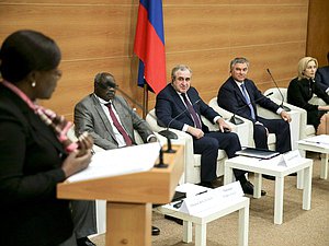 Meeting of Chairman of the State Duma Viacheslav Volodin with the ambassadors of African countries to the Russian Federation