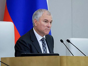 Председатель Государственной Думы Вячеслав Володин