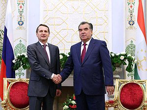 Председатель Государственной Думы Сергей Нарышкин посетил с официальным визитом Республику Таджикистан 