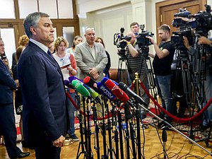 Председатель Государственной Думы Вячеслав Володин