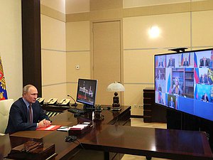 Совещание с постоянными членами Совета Безопасности. Фото: kremlin.ru