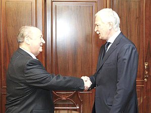 Состоялась встреча Председателя Государственной Думы Бориса Грызлова с Председателем Народного  совета Сирийской Арабской Республики Махмудом Аль-Абрашем