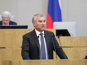 Председатель Государственной Думы Вячеслав Володин