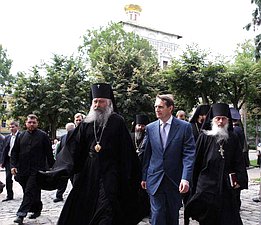 29 июля Председатель Государственной Думы Сергей Нарышкин посетил Троице-Сергиеву Лавру 