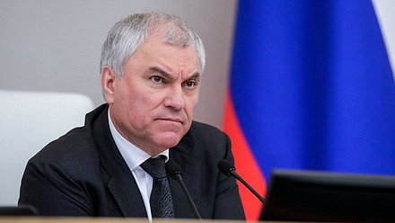 Председатель Государственной Думы Вячеслав Володин