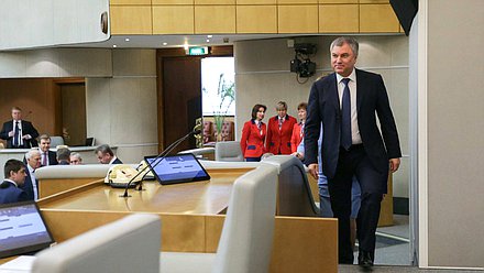 Председатель Государственной Думы Вячеслав Володин