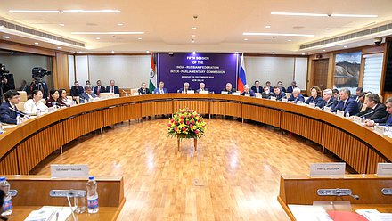 The fifth meeting of the Russian-Indian Inter-Parliamentary Commission