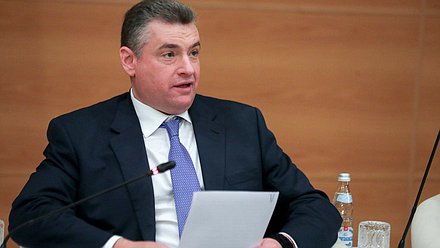 Chairman of the Committee on International Affairs Leonid Slutskiy