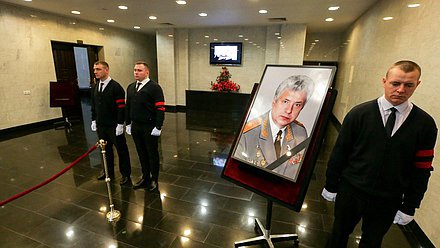 Церемония прощания с членом Комитета по безопасности и противодействию коррупции Николаем Ковалевым
